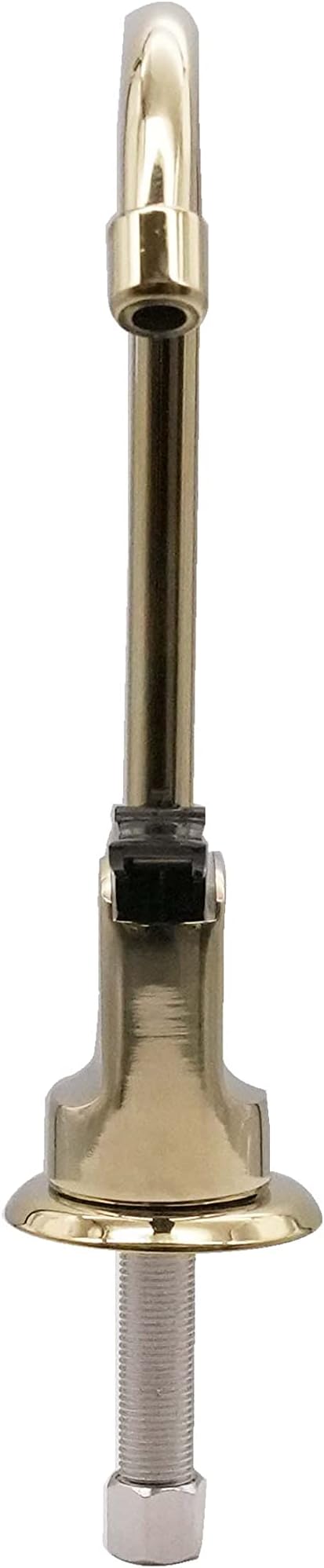 Westbrass D203-NL-01 6" Touch-Flo Style Pure Cold Water Dispenser Faucet, 1 Pack, Polished Brass