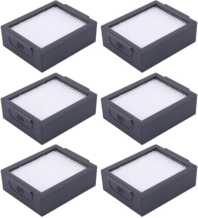 Neutop Replacement Filters Compatible with iRobot Roomba e i & j Series E5 E6 i1 i1+ i3 i3+ i4 i4+ i6 i6+ i7 i7+ i8 i8+ j7 j7+ and Combo j5 j5+ i5 i5+ Plus Robot Vacuums, 6-pack