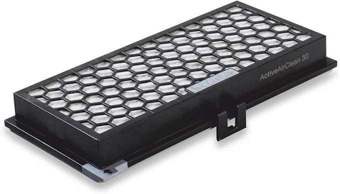 Miele Genuine Active AirClean Filter SF-AA 30 for Miele Classic C1, Complete C1 and Dynamic U1 Vacuum Cleaners, with Active Charcoal to Combat Odors