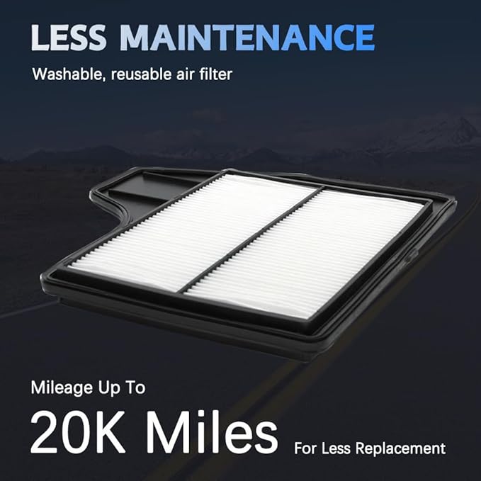Engine Air Filter Compatible with 2013-2018 Nissan Altima (2.5L) Models Replace# CA11450
