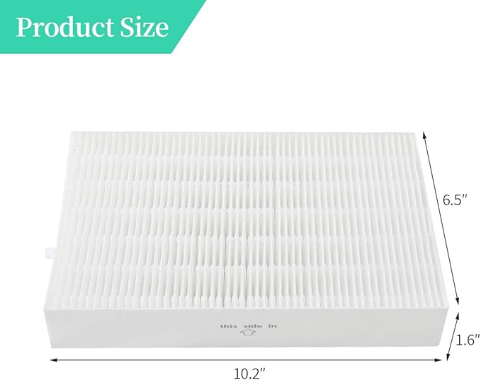 DerBlue 6pcs Filters R Replacement Compatible with Honeywell HRF-R1 HRF-R2 and HRF-R3 Filter R