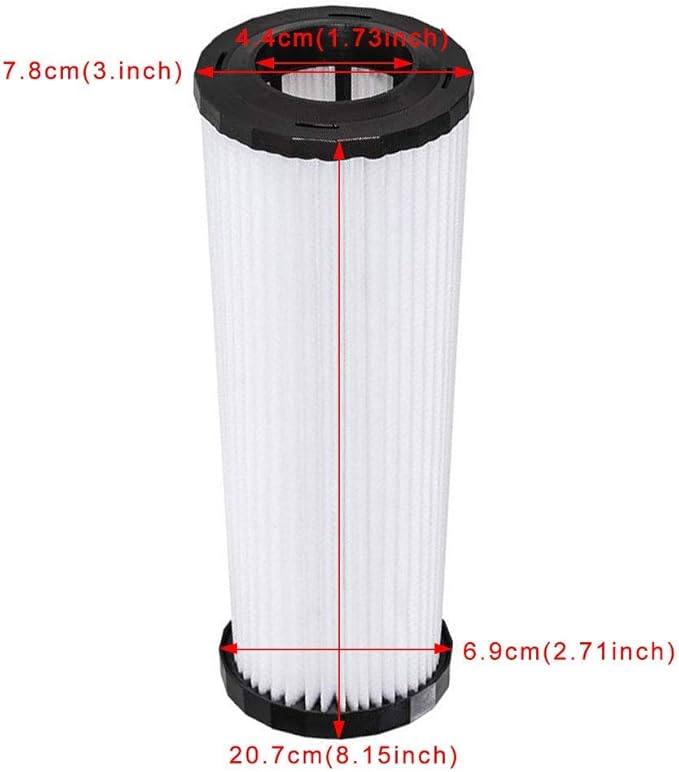 SaferCCTV Replacement Vacuum Hepa Filter Compatible with Dirt Devil F1 Vacuum Filter 3JC0280000 2JC0280000 Compatiable with Featherlite, Jaguar, Bagless Extra Light, Scorpion (1Pc)