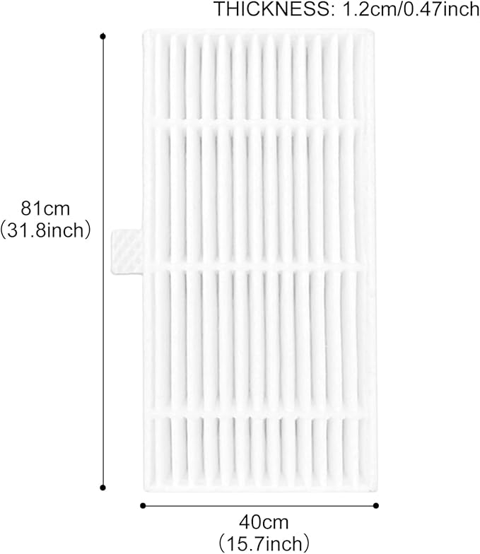 Filters For MAMNV BR150/BR151 For ZCWA BR150/BR151 For ONSON BR150/BR151 For GTTVO BR150/BR151 Robot Vacuum Cleaner, Vacuum Cleaner Filters Replacement Kits (20PCS)