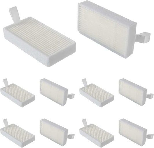 HEPA Vacuum Filters Replace for I-LIFE v3 v3s V3s pro v5 v5s v5s Pro I-LIFE Robot Vacuum Filters(pack of 10pcs)