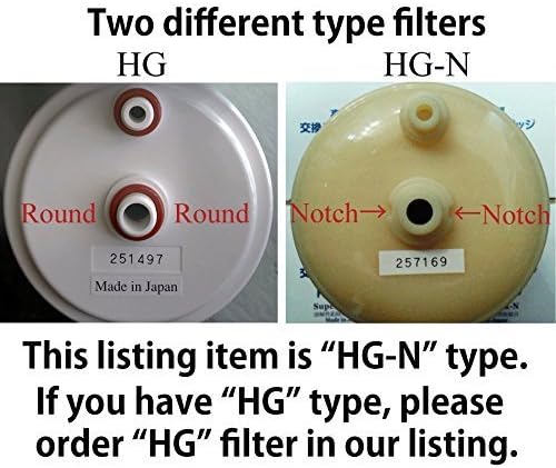 Japan Made HG-N Type Premium Grade Lead Removal Compatible Alkaline Water Filter (Not Compatible with Original HG Type Before 2010 Models)