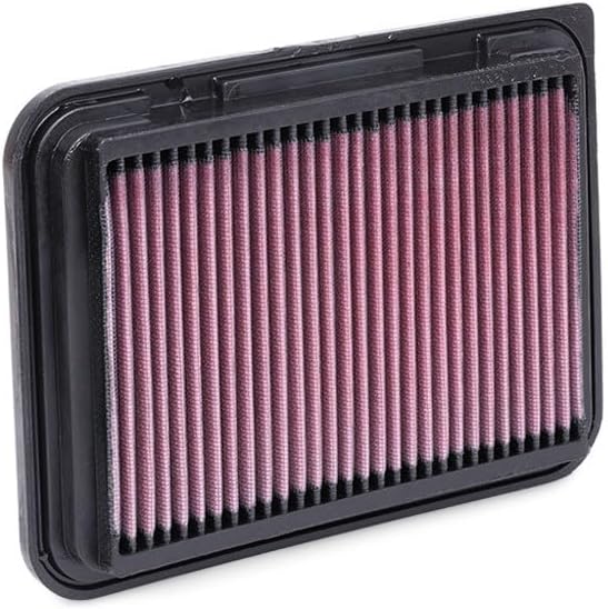 K&N High-Flow Original Lifetime Engine Air Filter: Increase Power: Premium, Washable: Compatible with Pontiac/Scion/Toyota: (See Product Description for Select Models) 33-2360