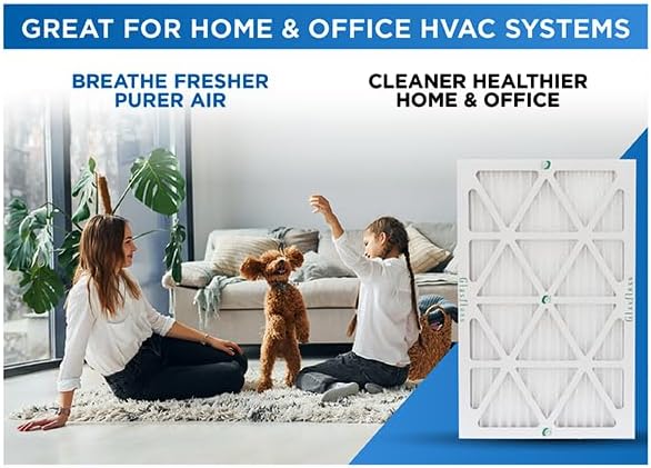 Glasfloss 14x20x2 MERV 10 Furnace Filter by Glasfloss. (12 Pack)