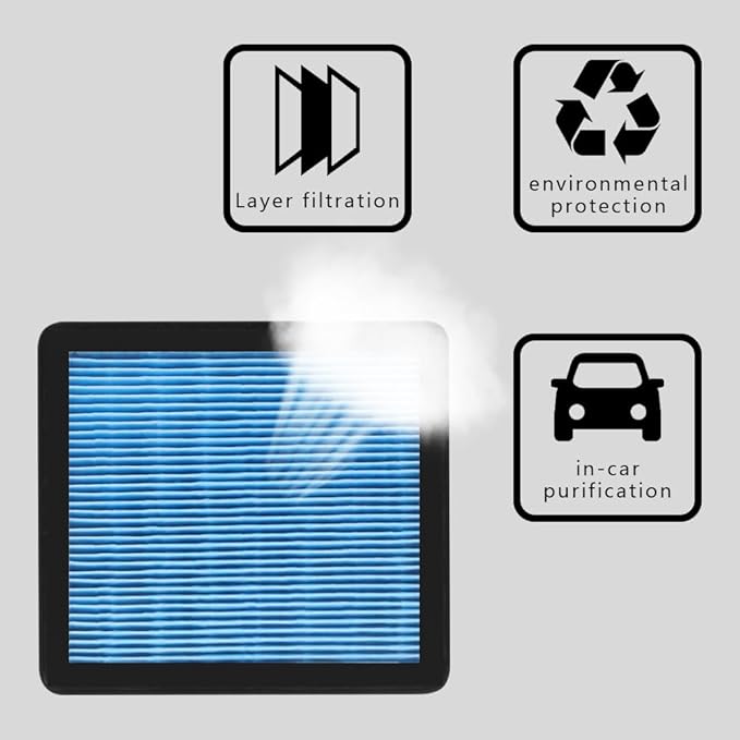 CF10285 (CP285) Cabin Air Filter with Activated Carbon Beads, Automotive Filters, Replacement Cabin Air Filter Accessories Compatible with Most Vehicles