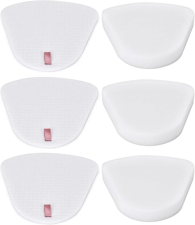 Shark Replacement Filter Set XFF350 Compatible with Shark Navigator Lift-Away vacuum NV350, NV351, NV352, NV355, NV356, NV356E, NV357, NV360, NV370, NV391, UV440, UV490, UV540（3-Sets Foam & Felt）