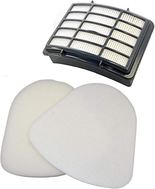 HQRP Filter Kit (HEPA + Foam and Felt) compatible with Shark Navigator NV350 NV360 NV361 NV360_26 NV370 NV380 NV391 UV440 UV490 UV500 UV540 UV550 UV541 series Lift-Away Deluxe Upright Vacuum Cleaner