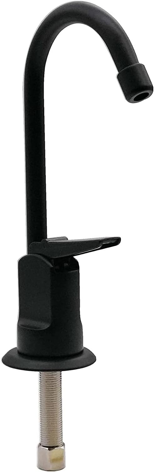 Westbrass D203-NL-62 6" Touch-Flo Style Pure Cold Water Dispenser Faucet, Matte Black