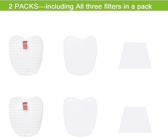 Pre-Filters & Post-Filters Compatible for Shark Rocket Zero-M Ultra-Light Corded Stick HV345 ZS350 ZS350C ZS351 ZS351C ZS352 Vacuums, Replaces to Part # XPMFK320 & 1084FTV320 (2-pack)