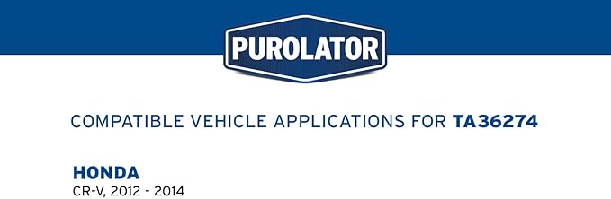 Purolator TA36274 PurolatorTECH Air Filter Compatible With 2012-2014 Honda CR-V