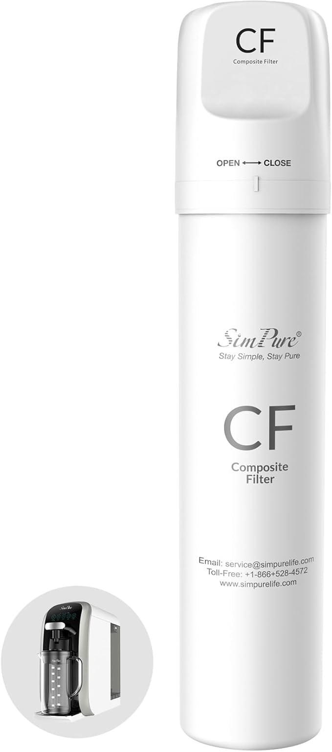 SimPure Y7T Series CF Filter Replacement Cartridge for SimPure Y7T-A, Y7T-C, Y7T-BW-A, Y7T-BW-C, 6 Months Replacement Cartridge (1 Pack)