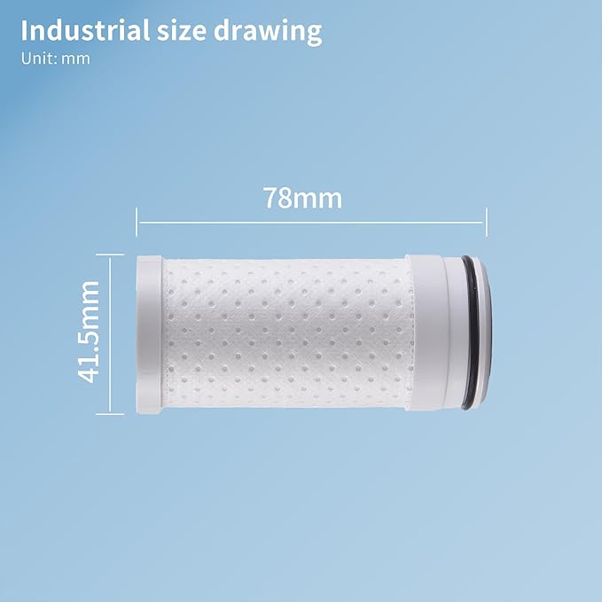 HOMELODY 2 Pack Faucet Replacement Filter for U54042001 Water Purifier - 1,050 Gallons Triple-layer Tearable Carbon Fiber Filter