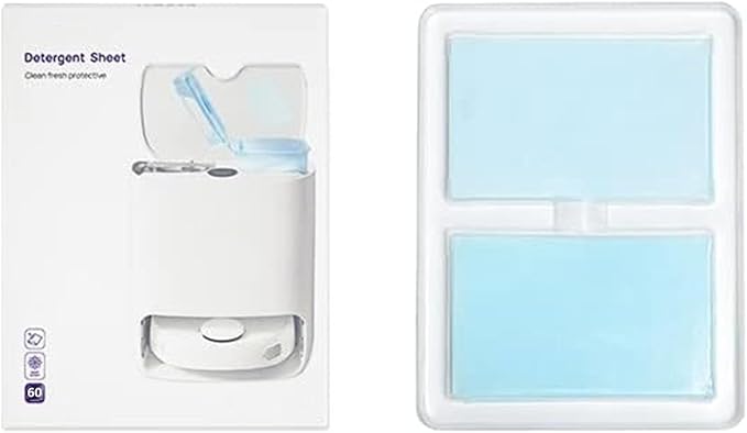 Replacement Parts - Replenishment Kit Compatible with NARWAL T10 J1 J2 Robtic Vacuum Cleaner Robot, 2 Hepa Filters, 4 Side Brushes, 4 Microfiber Mop Pads, 60 Detergent Sheets
