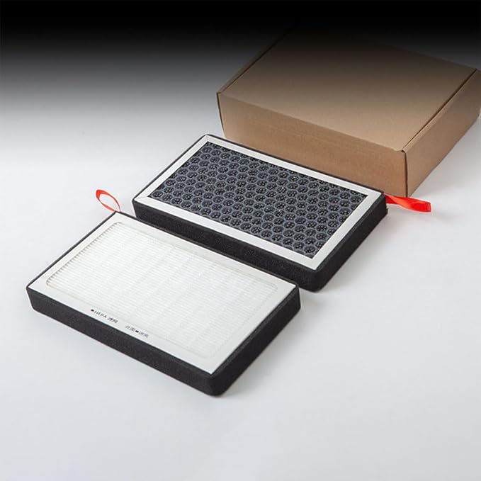 MOCW Replacement for Tesla Cabin Air Filter HEPA with Activated Carbon, Fit for Model 3 & Y Accessories 2016-2025, 2 Pack