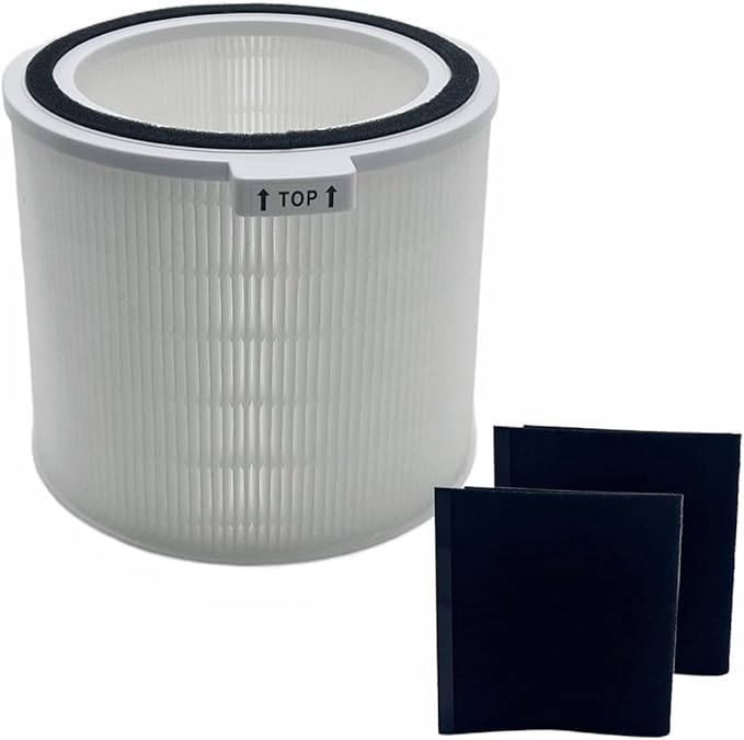 HPA830 Replacement H13 Filter For Honeywell HPA830W Air Purifier, Part No. HRFJ830 (1 Hepa + 2 Carbon Filters)