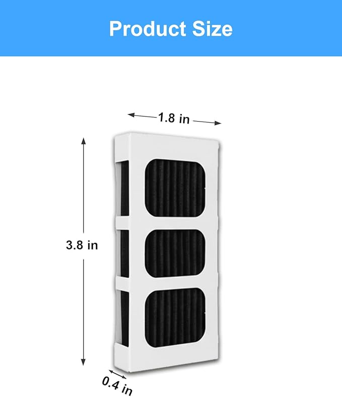 Refrigerator Air Filter Replacement for Paultra 2, Compatible with Frigidaire PAULTRA 2, Pure Air Ultra II, Electrolux 242047805, 5303918847, EAP12364179 (3 PACK)