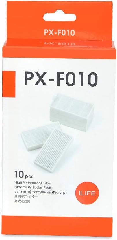 ILIFE Replacement Filters for V5s plus/V2/V3s pro (10 pcs), PX-F010