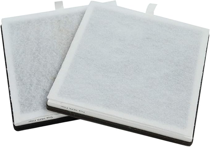 PUREBURG PEAIRFIL Replacement Filter Compatible with Pure Enrichment PureZone Air Purifier PEAIRPLG,2-Pack H13 HEPA Activated Carbon 4-Stage Filtration