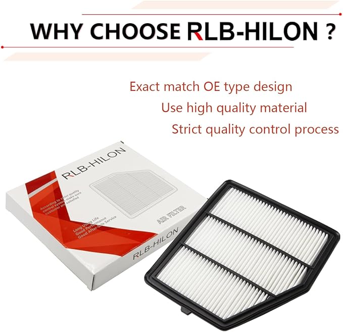 RLB-HILON Engine Air Filter Compatible with Nissan Altima 2.5L 2019 2020 2021 2022 Year, for 165466CA0A 0421960 1433779 CA12551