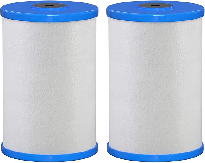 HG-CB6 CB6 Carbon Block Water Filter Replacement Compatible with Hydronix HG-CB6 Hydro Guard Filter and MP and MPC System 0.5 μ, 4.5" D x 6.5" H 2 Packs