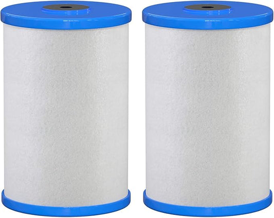 HG-CB6 CB6 Carbon Block Water Filter Replacement Compatible with Hydronix HG-CB6 Hydro Guard Filter and MP and MPC System 0.5 μ, 4.5" D x 6.5" H 2 Packs