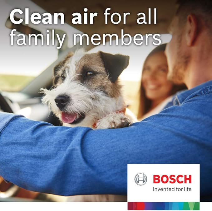 BOSCH 6067C HEPA Cabin Air Filter - Compatible with Select Hyundai Elantra, Entourage, Tiburon; Kia Sedona