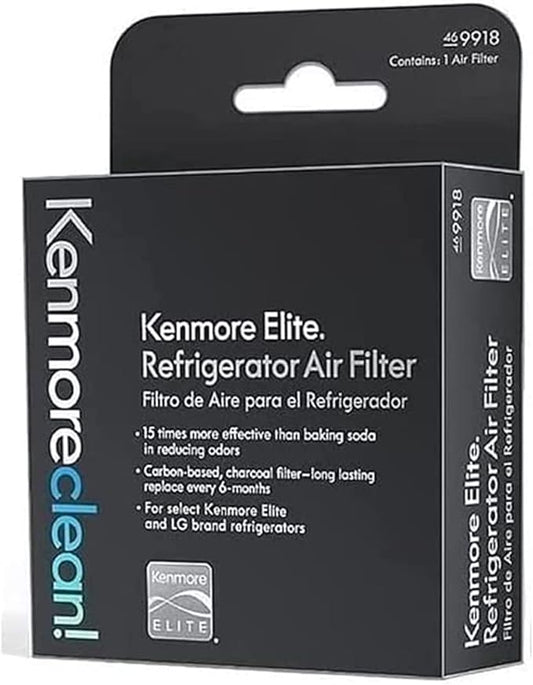 [9918 Filter OEM Mania] 469918 1-Pack NEW Version Kenmore Elite Air Filter fits - LG refrigerator air filter LT120F - 9918 Kenmore air filter for ADQ73214402, ADQ73214404, ADQ73214405
