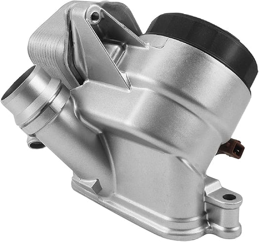 MUNIK 11428637812 Oil Filter Housing Cap Assembly Compatible with BMW 1 2 3 4 5 6 7 M3 M4 X1 X3 X4 X5 X6 Z4 series 2000-2019 Replace# 11427516383 11427525333 11428637812 11428642289 11428683206
