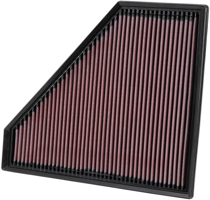 K&N High-Flow Original Lifetime Engine Air Filter: Increase Power: Premium, Washable: Compatible with 2013-2024 Cadillac/Chevrolet: ATS, CTS, Camaro, 33-2496