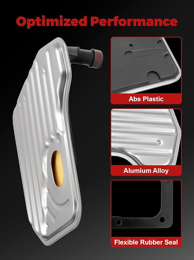 4L60E Transmission Filter kit Compatible with Tahoe Blazer Silverado 1500 2500 Suburban 1500 2500 Sierra Yukon Escalade,Replaces TF289,24200796