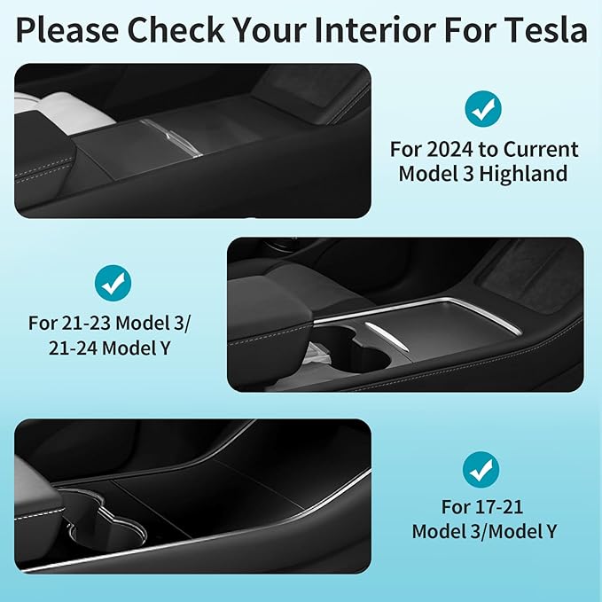 2025 Upgarded Air Filter For Tesla Model 3/Model Y 2016-2025 [Powerful Filtration] H14 True Filter Replacement with Activated Carbon For Tesla Model 3/Model Y Accessories 2016-2025