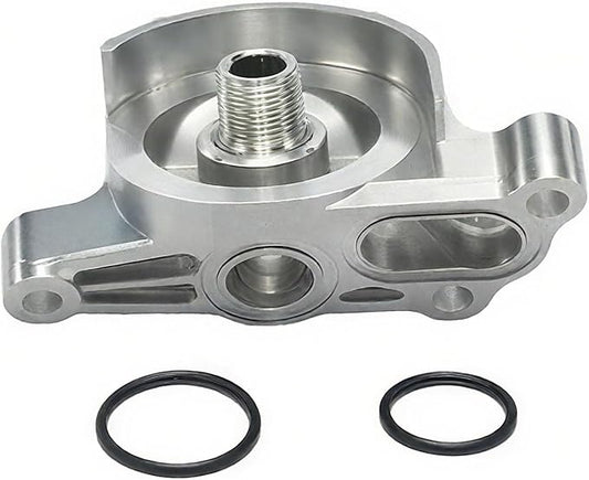 A-Premium Oil Filter Housing Case with 2 O-Rings For Honda CR-V CRV 2010-2014, Civic 2012-2015, Accord 2008-2012, Crosstour 2012-2015, 2.4L Gas, Replaces 15310R40A00, 15310-R40-A00