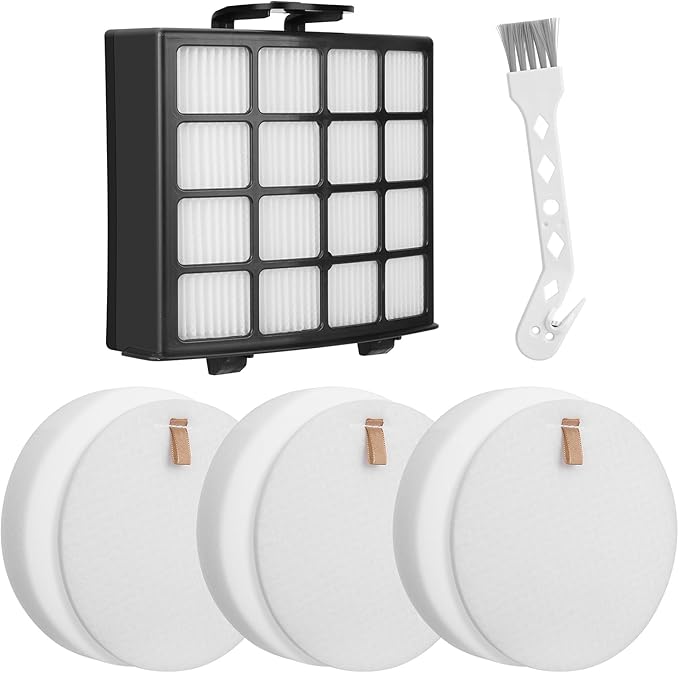 AZ2002 Filters Replacement for Shark Vertex Powered Lift-Away Upright Vacuum DuoClean AZ2000, AZ2000W, AZ2002, UV2500,Replace XHFAZ2000, XFFKAZ2000