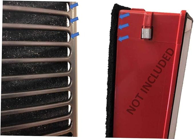 4-Pack Exact Fitment Carbon Pre-Filter Designed to Fit Honeywell Air Genius 3, 4, 5, 6 Purifier - Models HFD300, HFD310, HFD314, HFD320, HD320, HFD323CV1, HFD323-TGT, HFD324, HFD360B