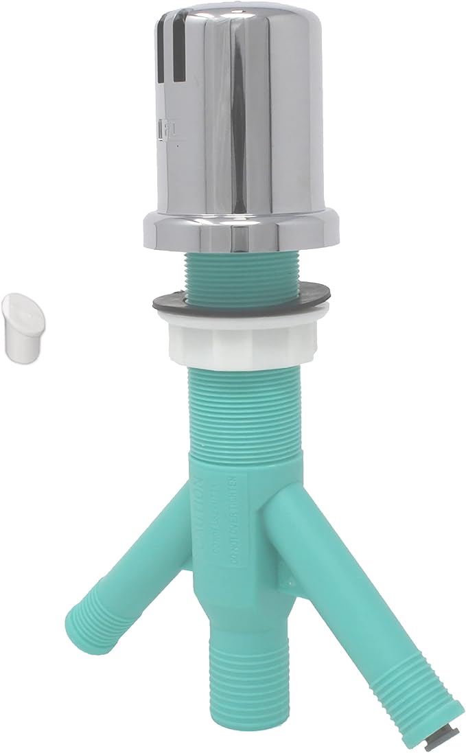 Dual Air Gap for Dishwasher and Reverse Osmosis Filters (with tank) and Extra Long Thread (AG200-005, AG200-002, T52 RO KIT, AMERIGAP)