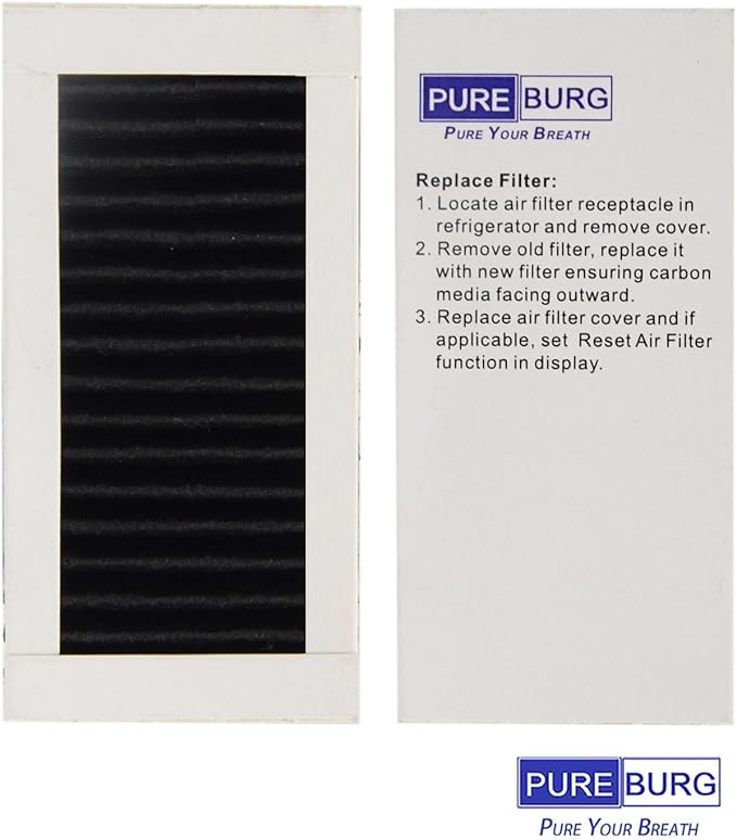 PUREBURG PAULTRA2 Replacement Refrigerator Air Filter Compatible with Frigidaire Paultra II, Pure Air Ultra II, Electrolux 242047805 5303918847 EAP12364179 Replace part 5303918847,12-Pack
