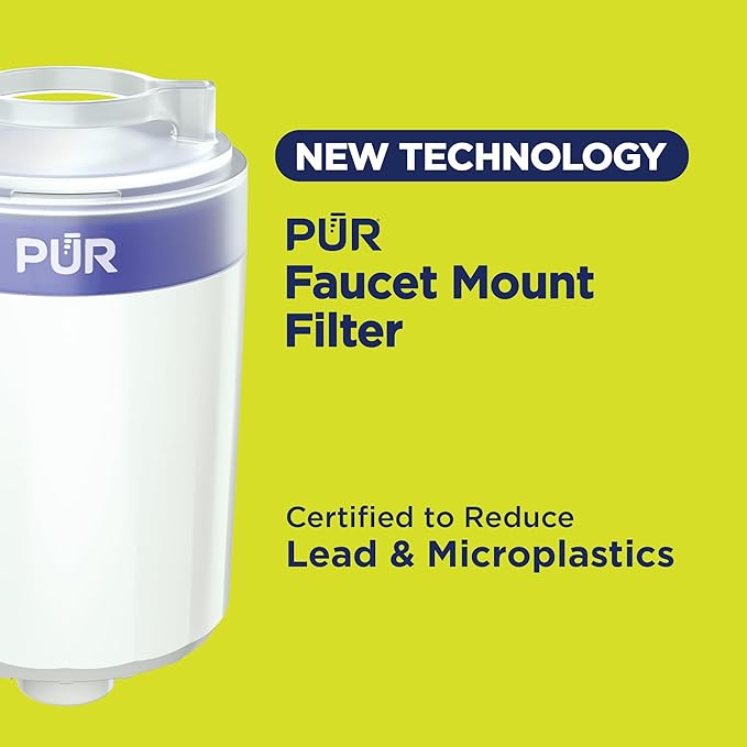 PUR Water Filter Replacement for Faucet Filtration Systems (1 Pack) – Compatible with all PUR Faucet Filtration Systems