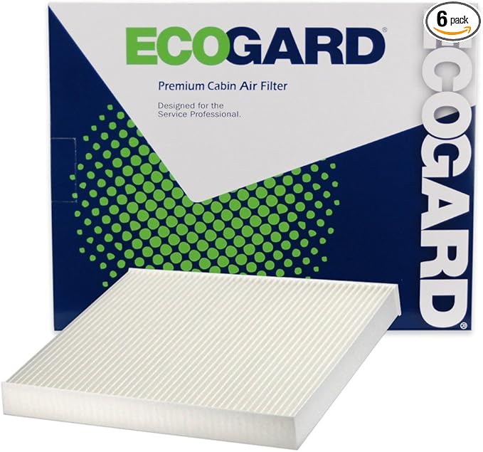 ECOGARD XC35676 Cabin Air Filter Fits 2005-2010 Chevrolet Cobalt, 2006-2011 HHR, 2003-2007 Saturn Ion, 2007-2010 Pontiac G5, 2005-2006 Pursuit (Pack of 6)