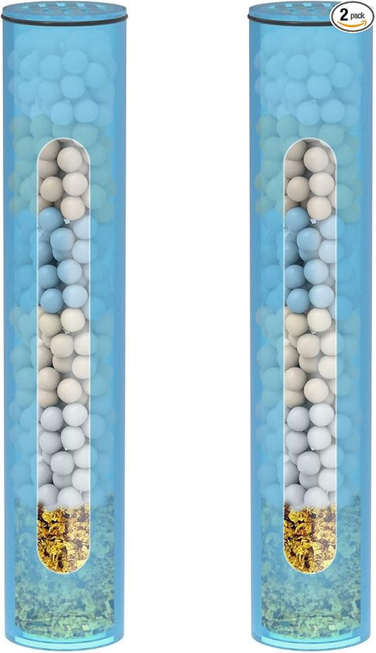 2 Pcs Shower Filter Replacement Cartridge for HOPOPRO Filtered Handheld Shower Heads, Multi-Stage Filter for Hard Water to Remove Chlorine, Heavy Metals & Sediments Impurities For Better Skin & Hair
