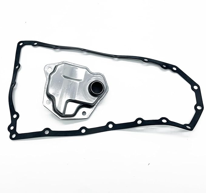 JF016E JF011E Long Square Inlet Automatic Transmission Filter Oil Pan Gasket Kit Compatible with Nissan Altima Juke NV200 Sentra Rogue 2007-2017 L4 V6 2.0L 2.5L 3.5L Replaces 31728-1XF03 31397-1XF0D