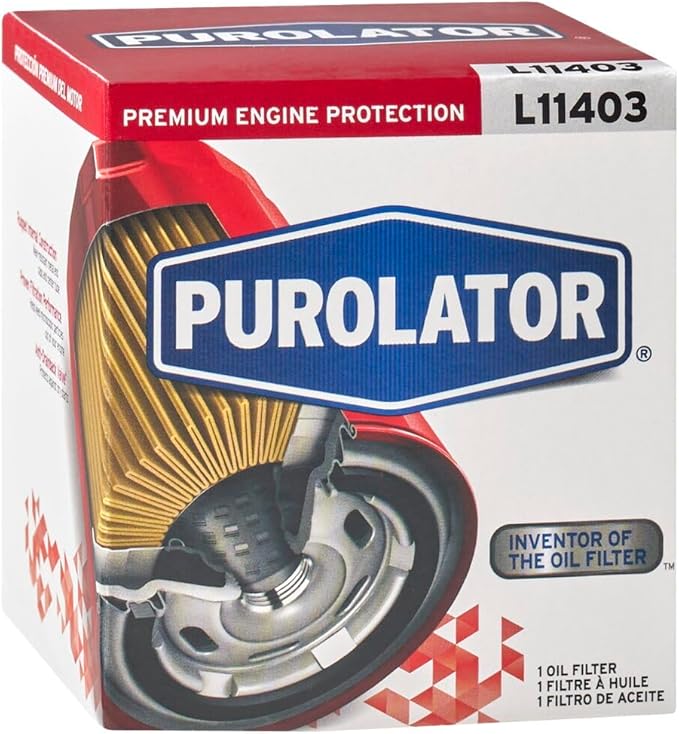 Purolator L11403 Premium Engine Protection Spin On Oil Filter Compatible With Chevrolet Equinox, Malibu, Cruze, Impala, Corvette, Camaro, GMC Terrain, Buick Envision and Cadillac ATS