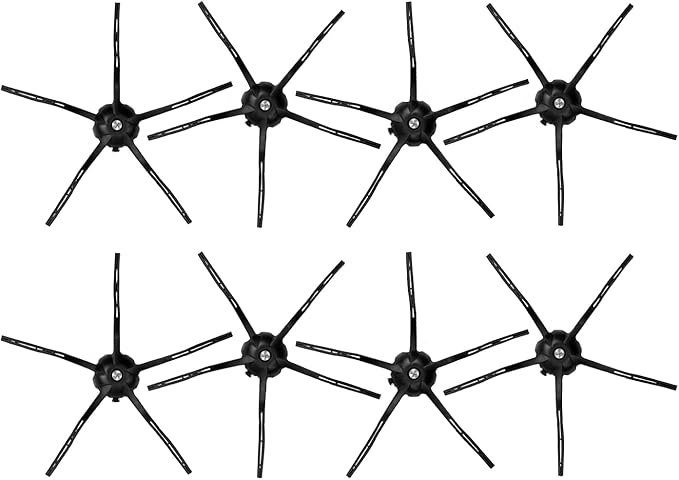 (8 Pack) Side Brushes for Roborock Q5 Max+, S8 MaxV Ultra, Q5 Pro, Q8 Max+, Q Revo, Qrevo Pro, Qrevo S, Qrevo Slim, Qrevo Master, S8 Pro Ultra, S7 MaxV Ultra, Q7 Max, Q7 Max+, Q5 Pro+, S7 & E Series