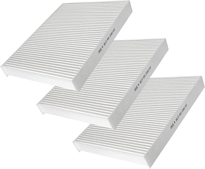 3PCS Cabin Air Filter CF12002 for Kia Soul 2014-2019, Soul Ev 2015-2019