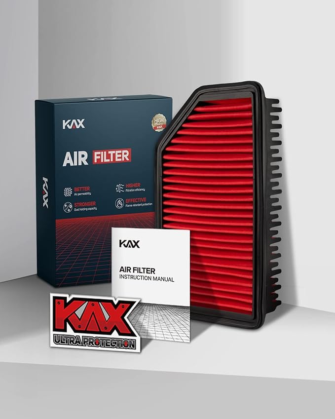 KAX Premium Engine Air Filter, CA11206 Replacement for Hyundai Accent, Veloster 2012-2017, Kia Rio, Soul 2012-2019 - Protect Engine Performance