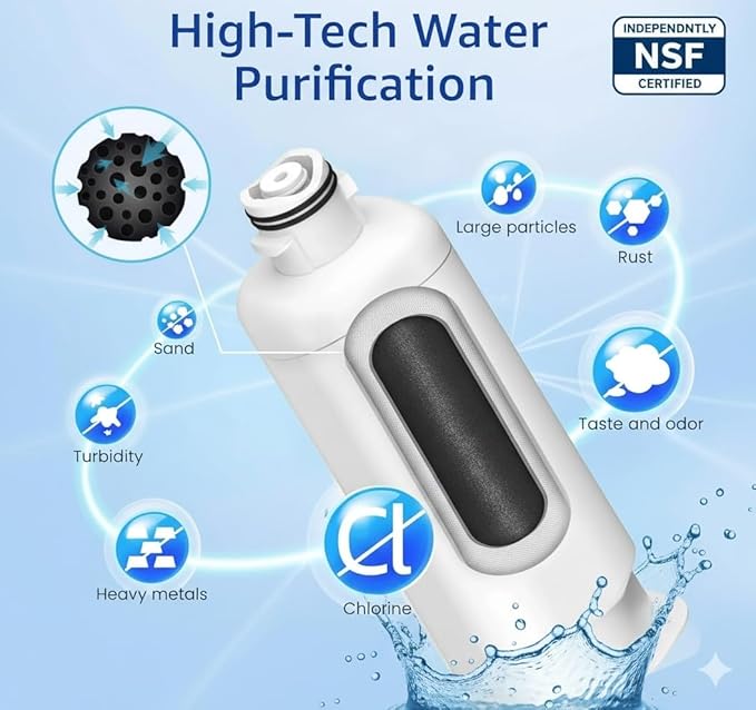 HAF-CIN/EXP DA29 Water Filter Replacement – Compatible with DA29-00020B – Carbon Block 99% Contaminant Reduction – Fresh Water & Ice – 24 Month Life 4 PACK