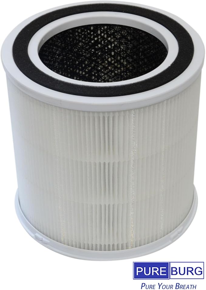 PUREBURG Replacement Filter Compatible with DAYETTE AP301 & JOWSET AP301 AP302 AP303 & AIRROBO AR400 Air Purifiers,2-Pack H13 HEPA 4-Stage Filtration Activated Carbon 2-IN-1