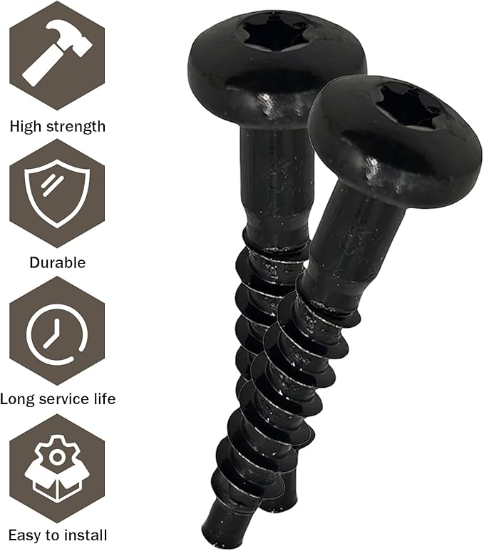 5PCS Air Filter Box Screw, BAS01001 Air Filter Housing Screws, Compatible with Chevrolet, Buick, GMC, Carbon Steel Airs Box Retaining Bolt, Replace 11611199